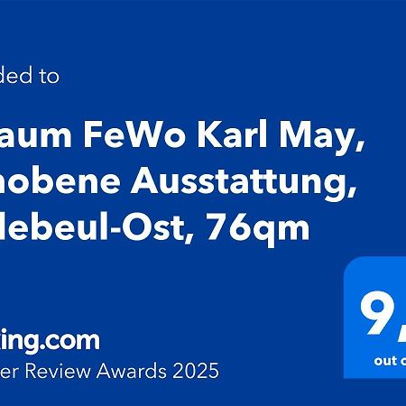 3 Raum Fewo Karl May, Gehobene Ausstattung, Radebeul-Ost, 76Qm Exteriör bild