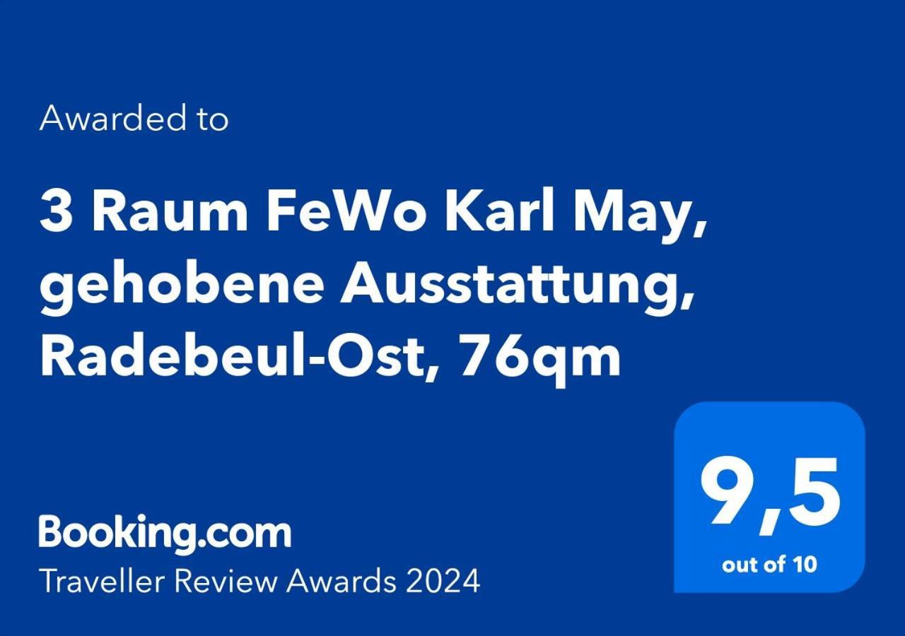 3 Raum Fewo Karl May, Gehobene Ausstattung, Radebeul-Ost, 76Qm Exteriör bild